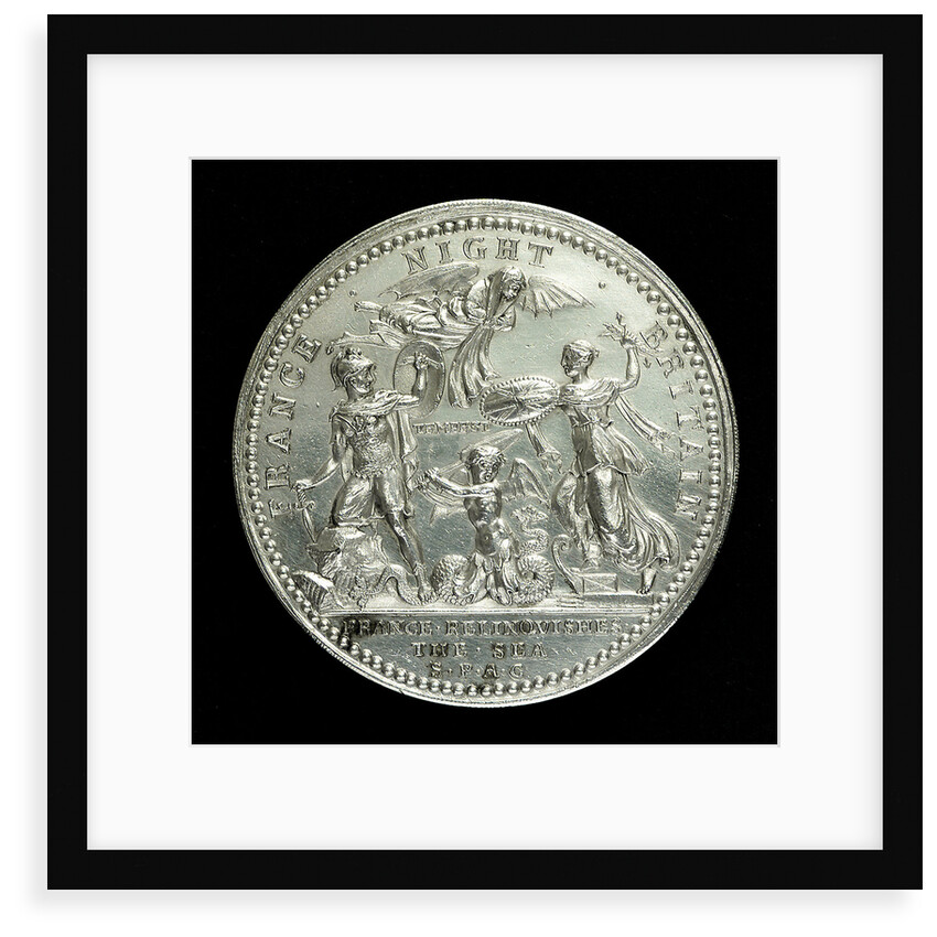 Medal commemorating the Battle of Quiberon Bay, 1759; reverse by Thomas Pingo