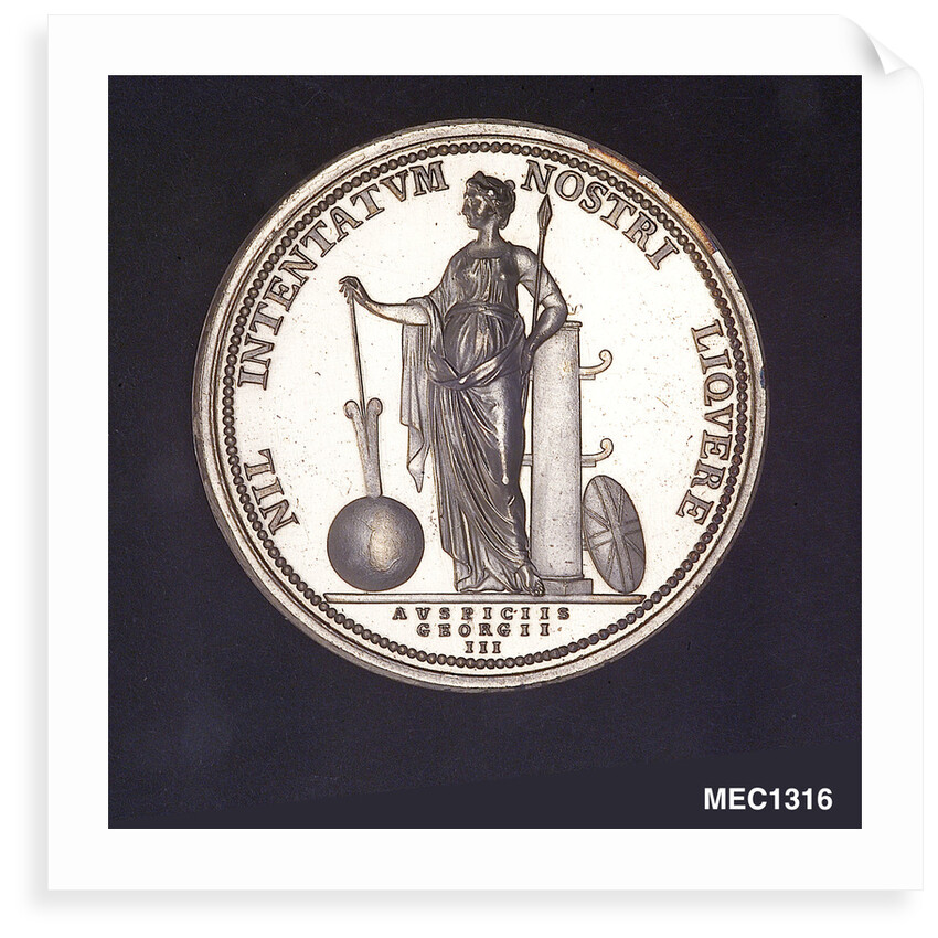 Medal commemorating Captain James Cook (1728-1779) by L. Pingo