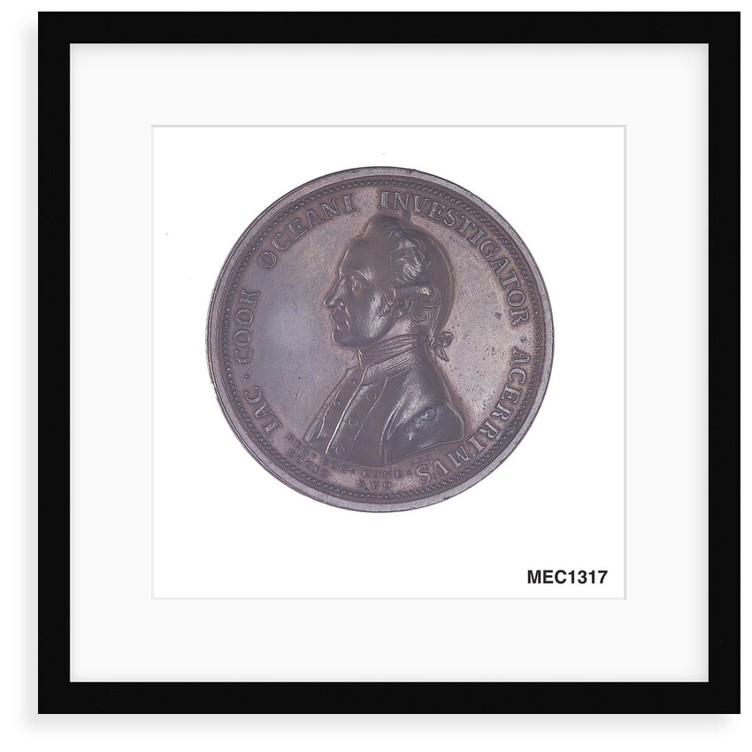 Medal commemorating Captain James Cook (1728-1779) by L. Pingo
