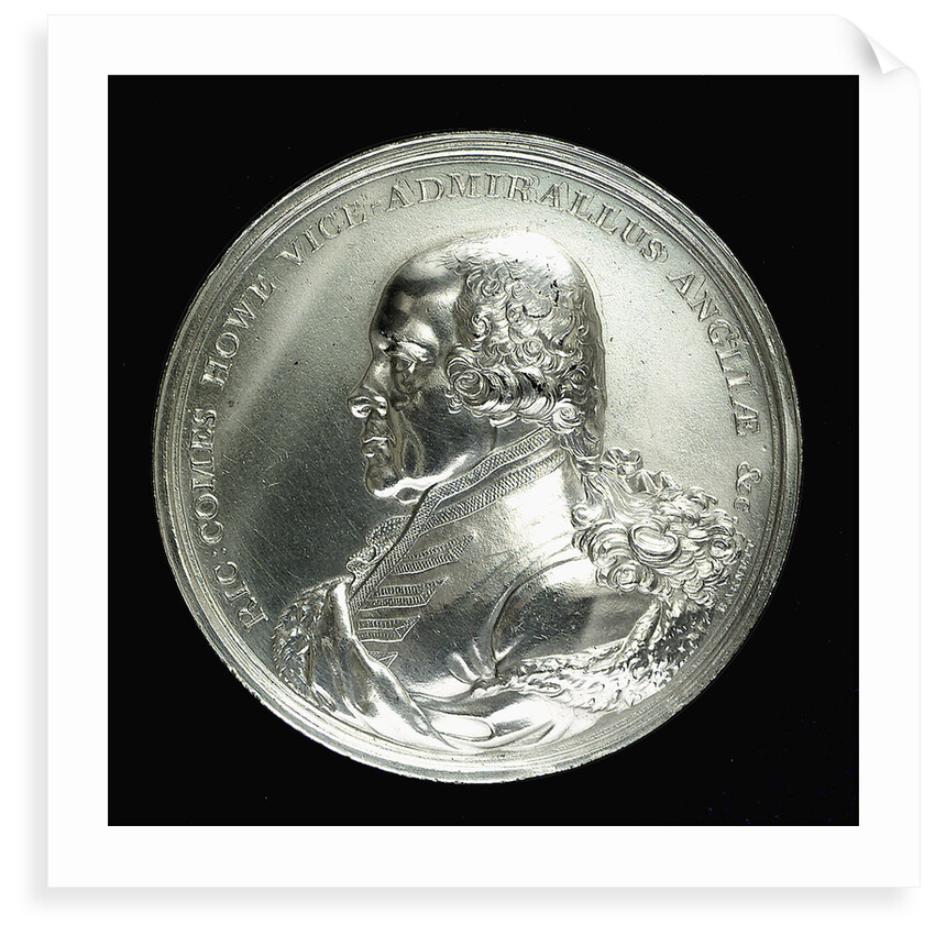 Medal commemorating the Battle of the Glorious First of June, 1794; obverse by W. Barnett