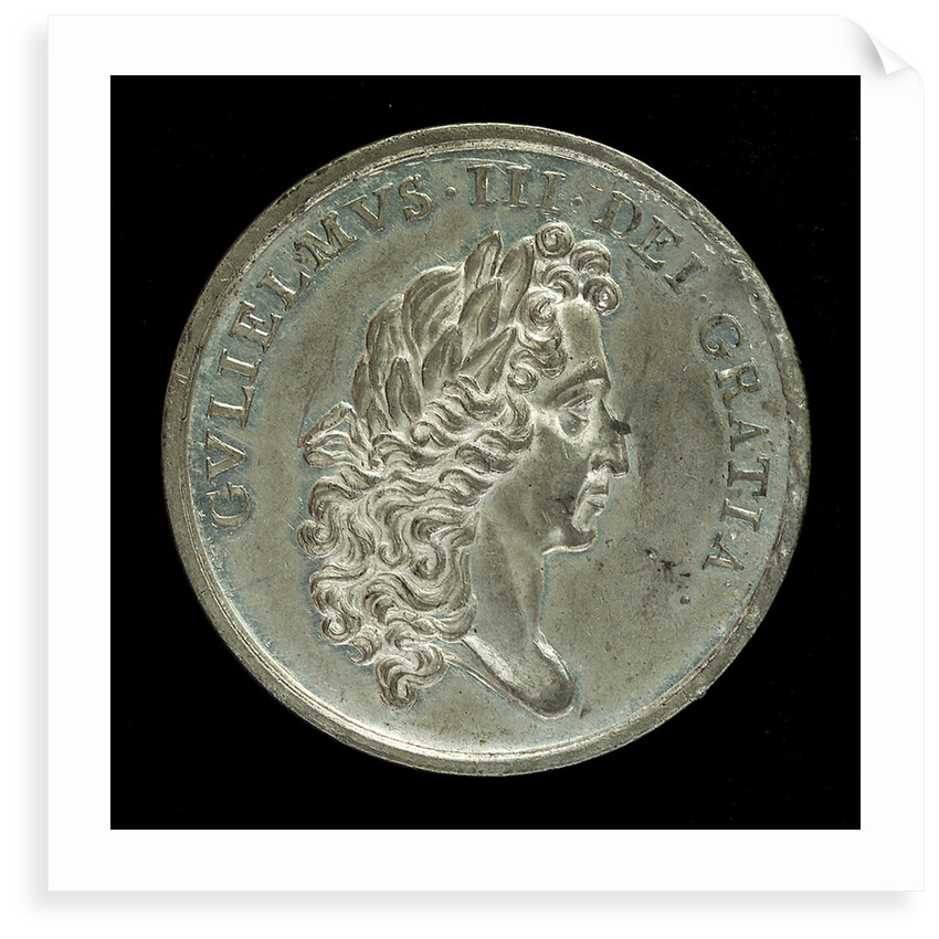 Medal commemorating the abdication of King James II, 1688; obverse by unknown