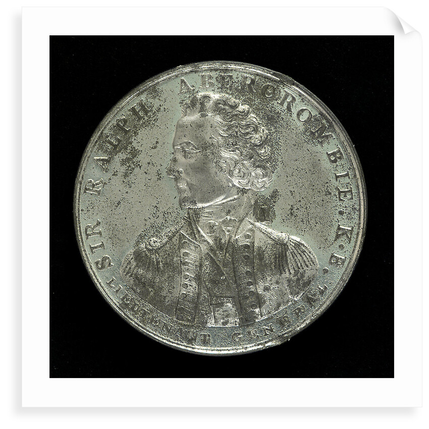 Medal commemorating the landing in Holland, 1799 and Sir Ralph Abercromby (1734-1801); obverse by unknown