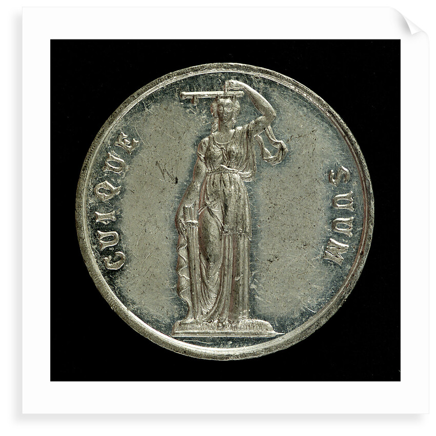 Medal commemorating the 'Ouzel Galley' Society, 1700; obverse by unknown
