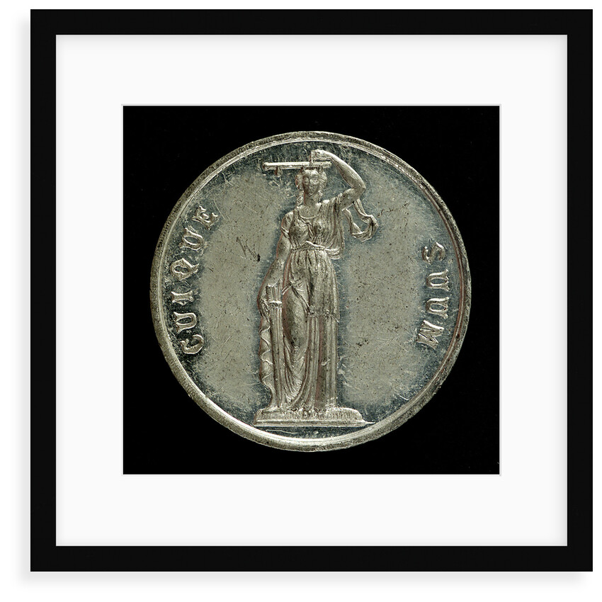 Medal commemorating the 'Ouzel Galley' Society, 1700; obverse by unknown