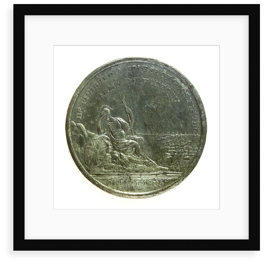 Medal commemorating the Nelson monument at Birmingham; reverse by unknown