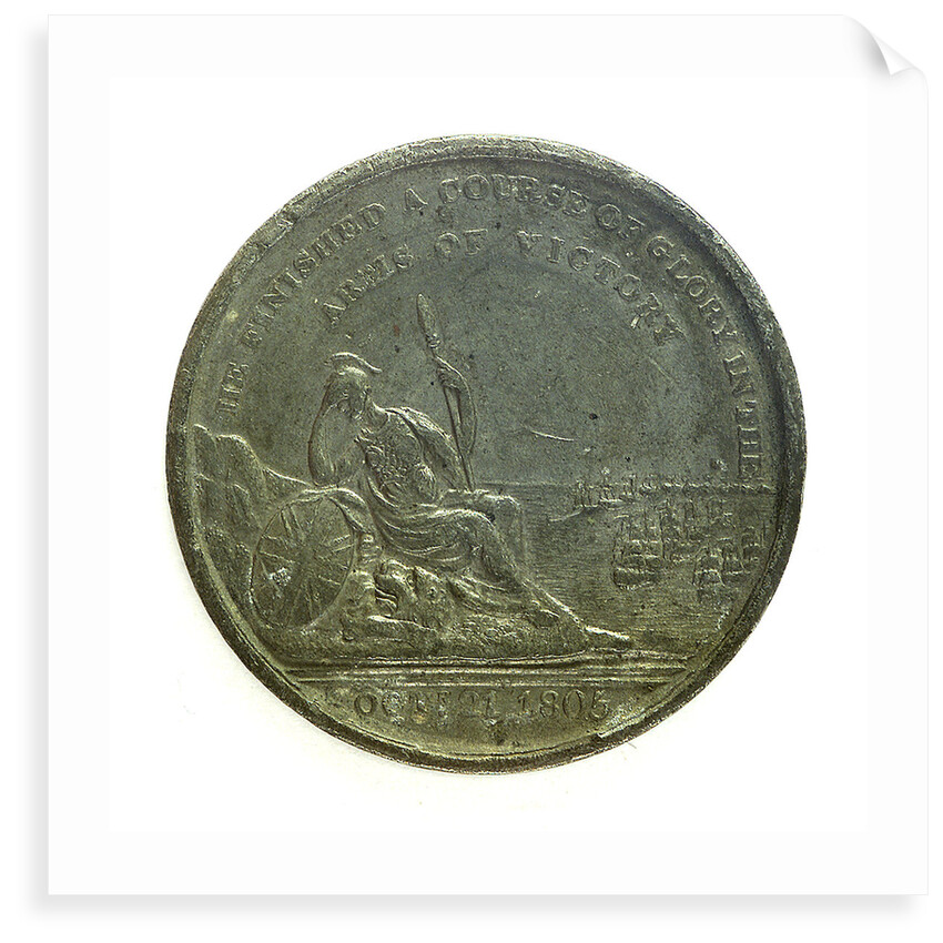 Medal commemorating the Nelson monument at Birmingham; reverse by unknown