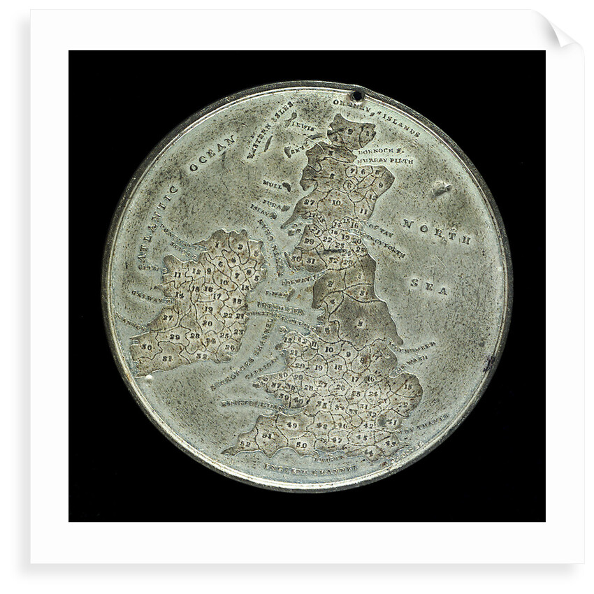 Medal commemorating Queen Victoria's coronation, 1837; obverse by Davis