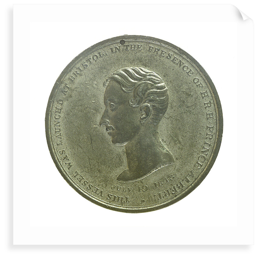 Medal commemorating the SS 'Great Britain'; obverse by E. Avern