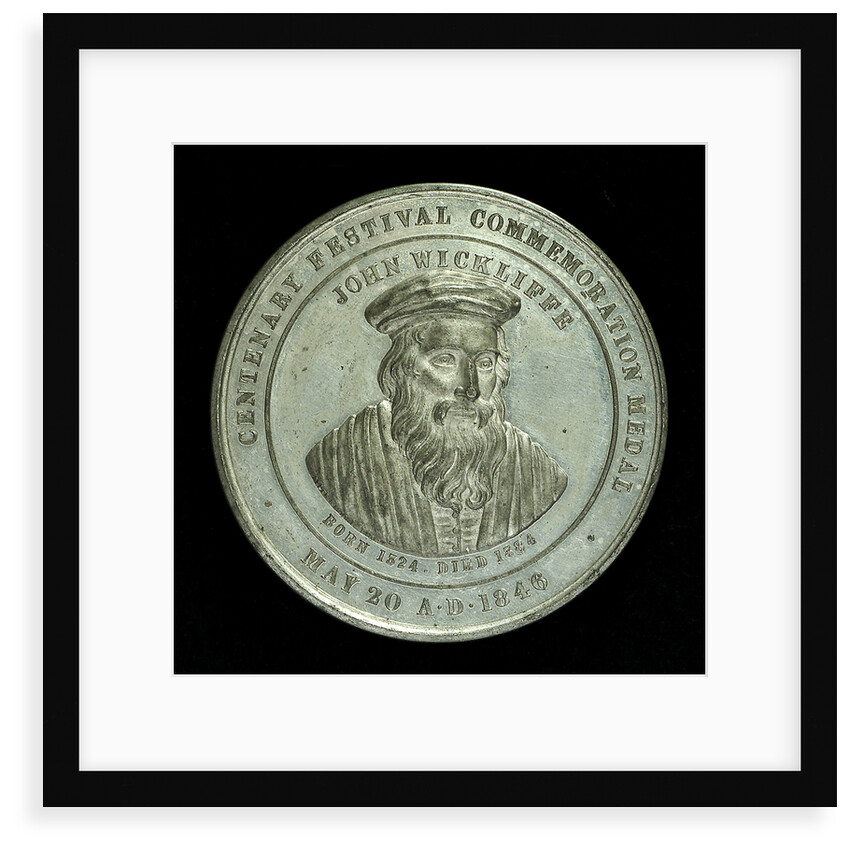 Medal commemorating the centenary of the Lutterworth Tradesmen's original Benefit Society, 1846; obverse by unknown