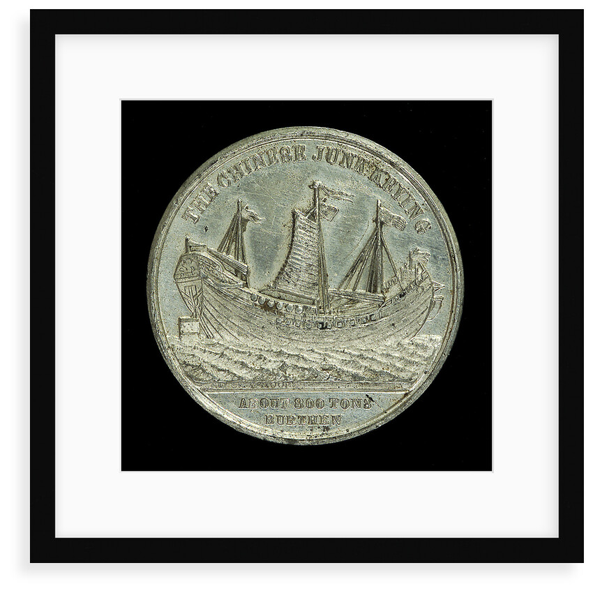 Medal commemorating the Chinese junk 'Keying'; obverse by Allen & Moore