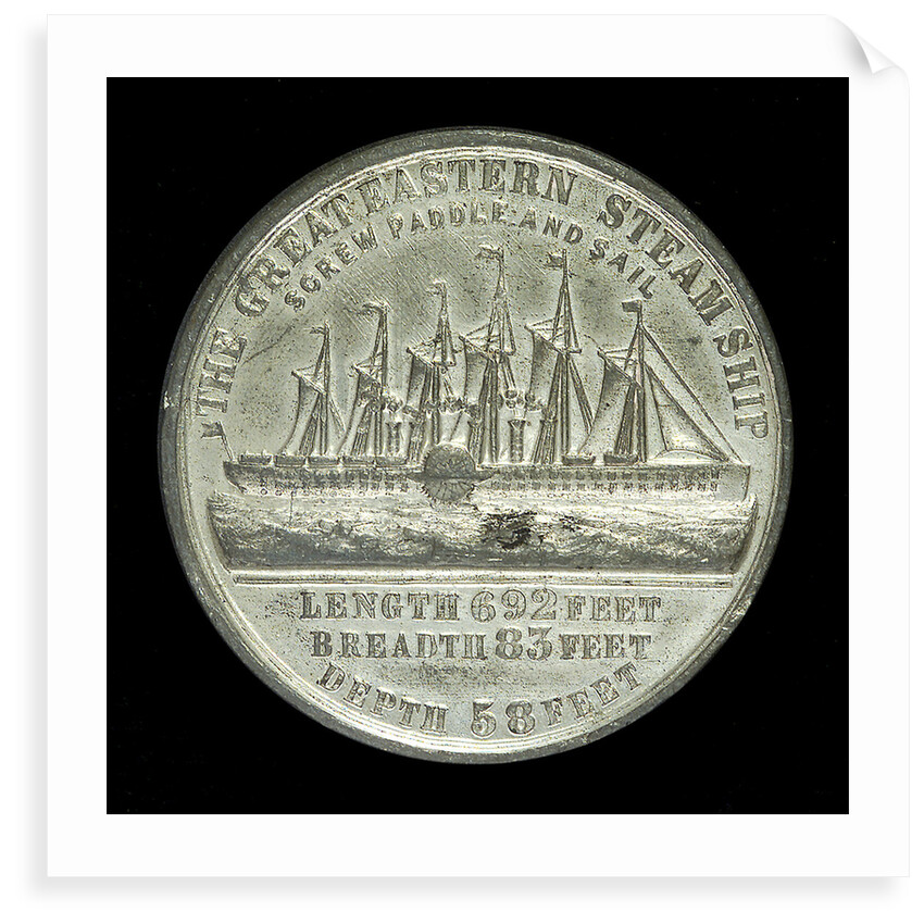 Medal commemorating the SS 'Great Eastern' by unknown