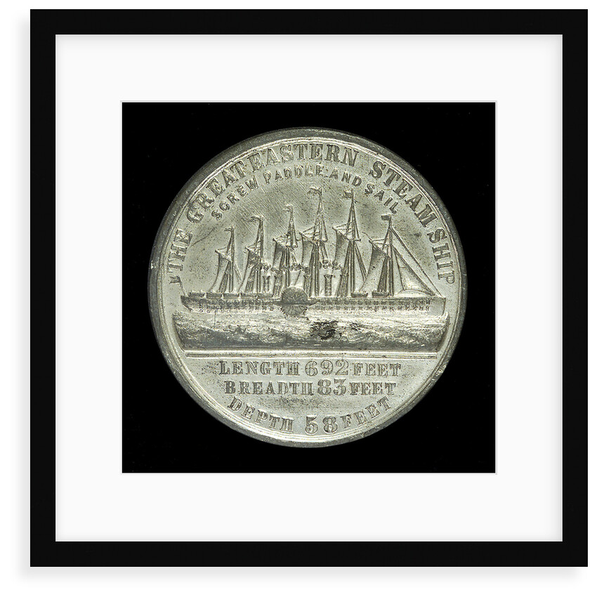 Medal commemorating the SS 'Great Eastern' by unknown