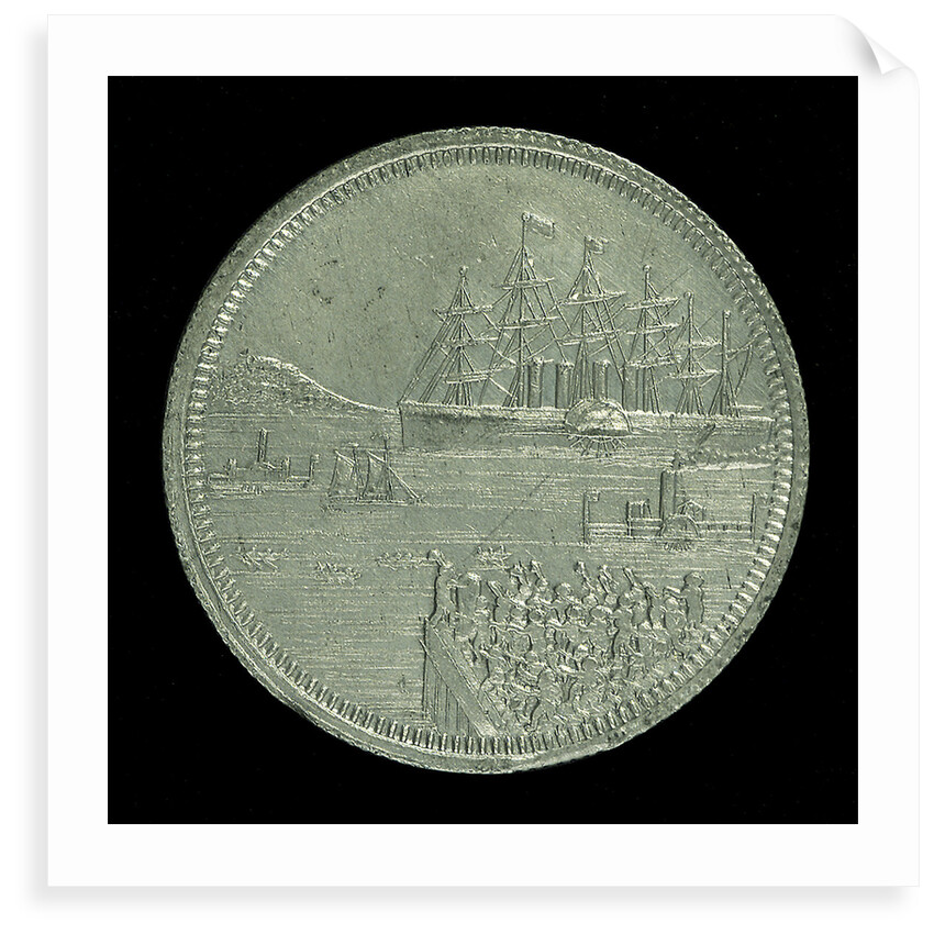 Medal commemorating the SS 'Great Eastern'; obverse by unknown