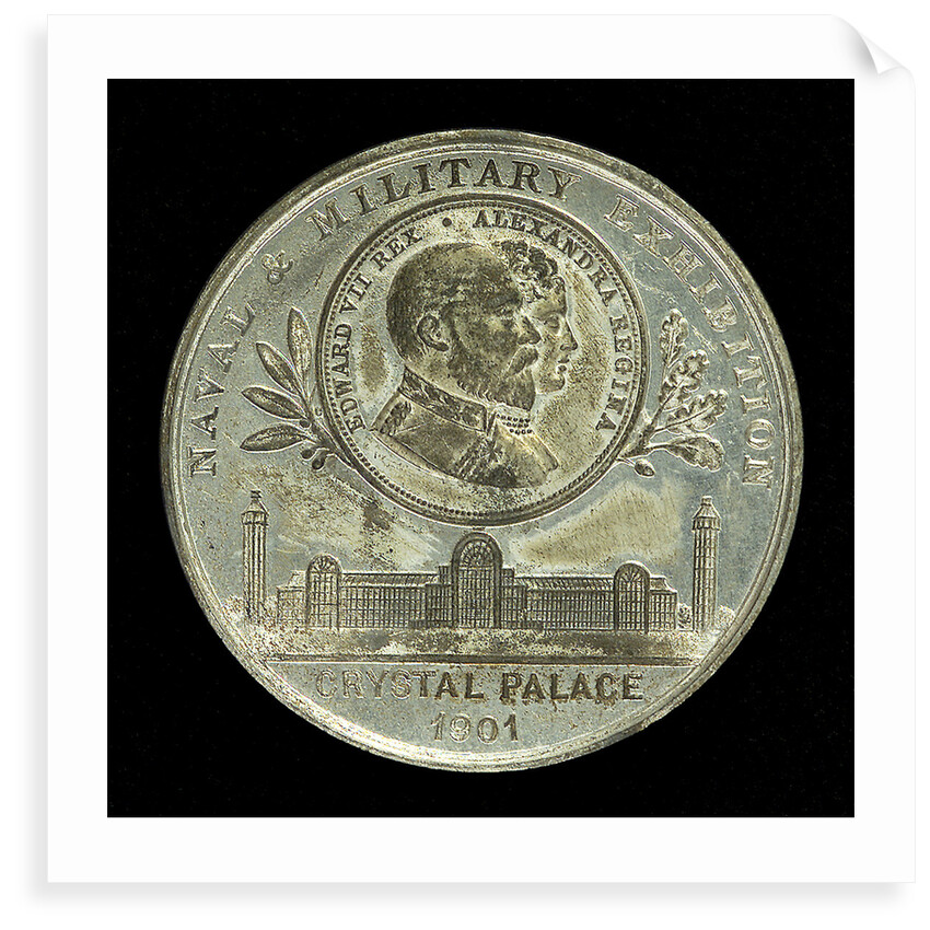 Medal commemorating the Naval and Military Exhibition and Jubilee of the Great Exhibition 1901; obverse by unknown