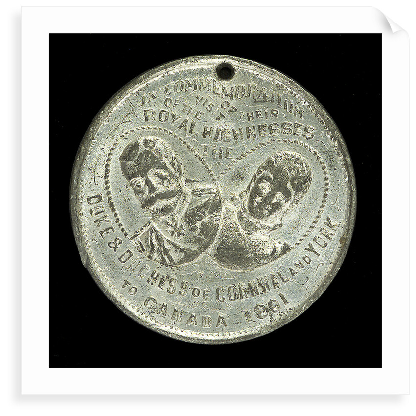 Medal commemorating the visit of the Duke and Duchess of Cornwall and York to Canada, and HMS 'Ophir'; obverse by Unknown