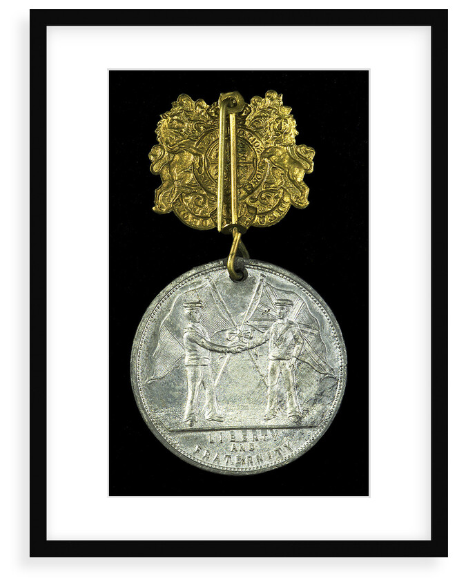 Medal commemorating the visits of the Anglo-French fleets, 1905; reverse by unknown