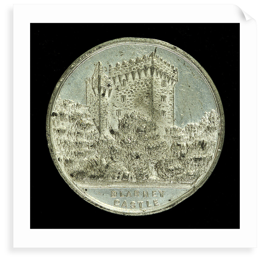 Medal commemorating the visit of the Atlantic fleet to Queenstown, 1910; obverse by J.F. O'Crowley