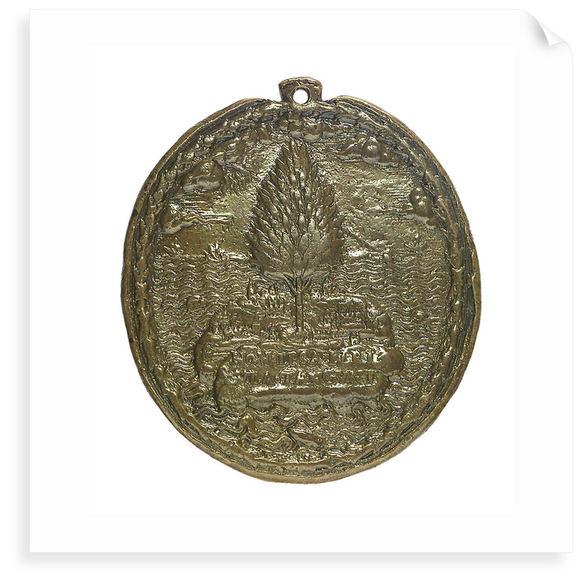 Medal commemorating Queen Elizabeth bearing the words: "Dangers averted", 1589; reverse by Unknown