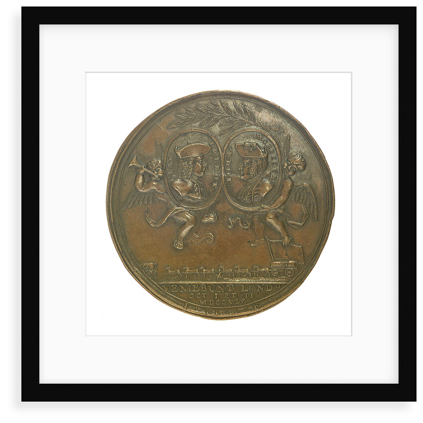 Medal commemorating the capture of French treasure ships, 1745; obverse by J. Kirk