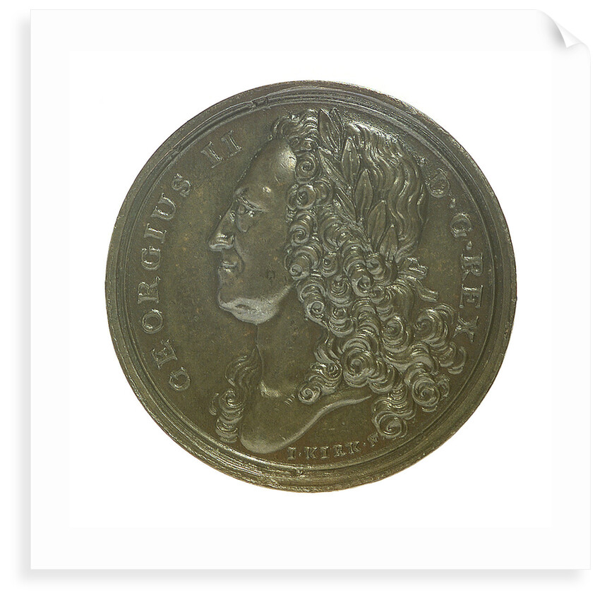 Medal commemorating the Peace of Aix-la-Chapelle, 1748; obverse by J. Kirk