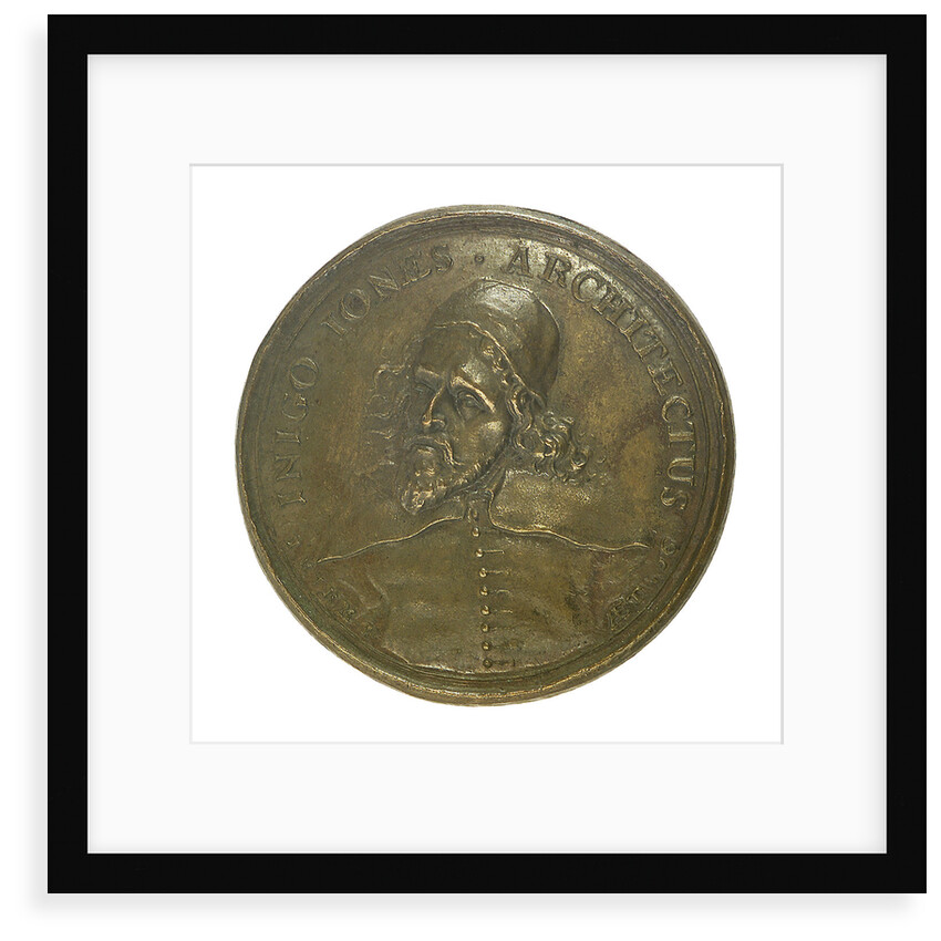 Medal commemorating Inigo Jones, architect; obverse by J. Kirk