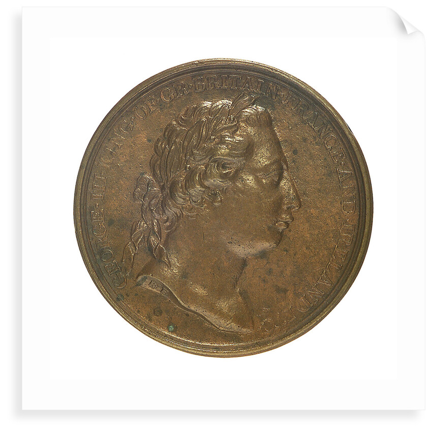 Medal commemorating the 2nd voyage of Captain James Cook, 1772; obverse by W. Barnett