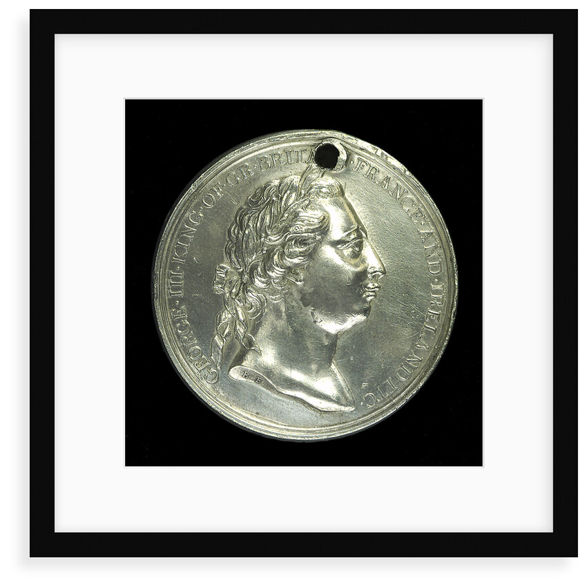 Medal commemorating Captain James Cook's second voyage; obverse by W. Barnett