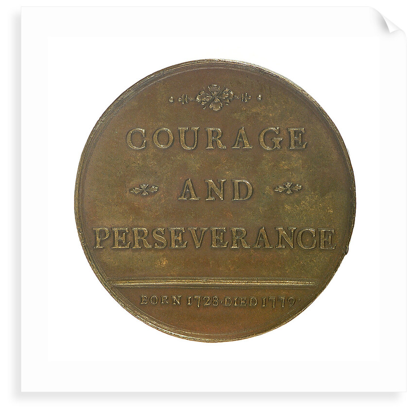 Medal commemorating Captain James Cook (1728-1779); reverse by unknown