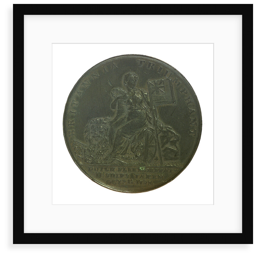 Medal commemorating the Battle of Camperdown, 1797 and Admiral of the Fleet, Adam Duncan (1731-1804); reverse by unknown
