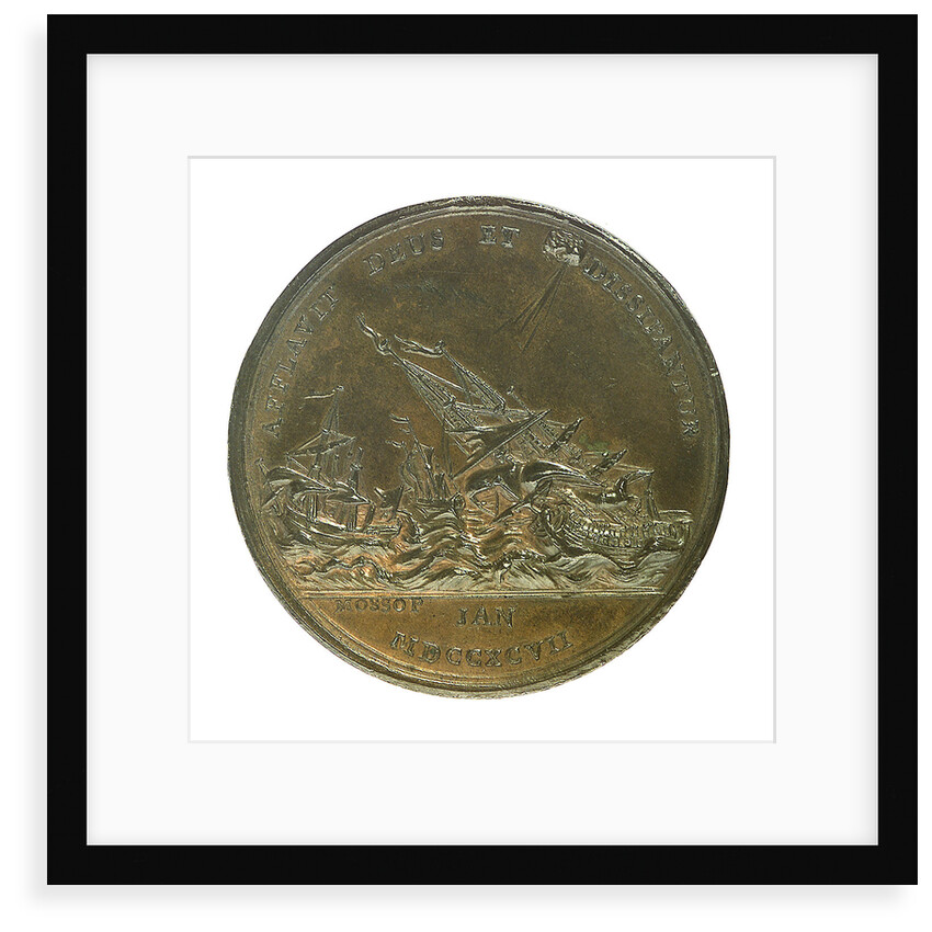 Medal commemorating the French expedition to Ireland 1796-1797 and The Irish Friendly Association; obverse by W. Mossop