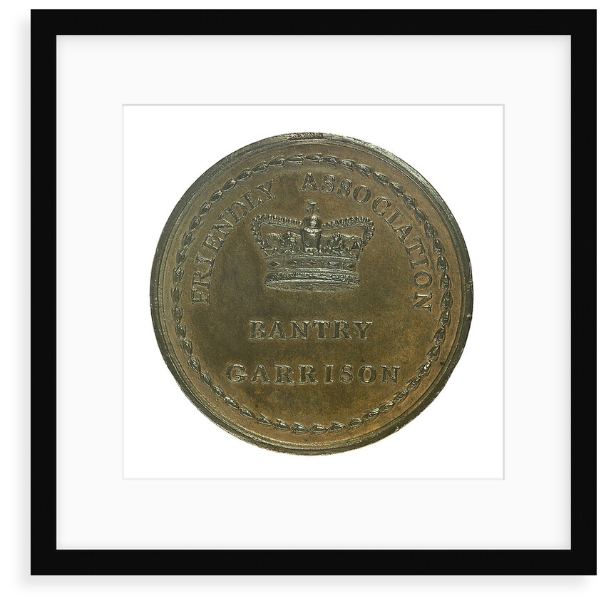 Medal commemorating the French expedition to Ireland 1796-1797 and The Irish Friendly Association; reverse by W. Mossop