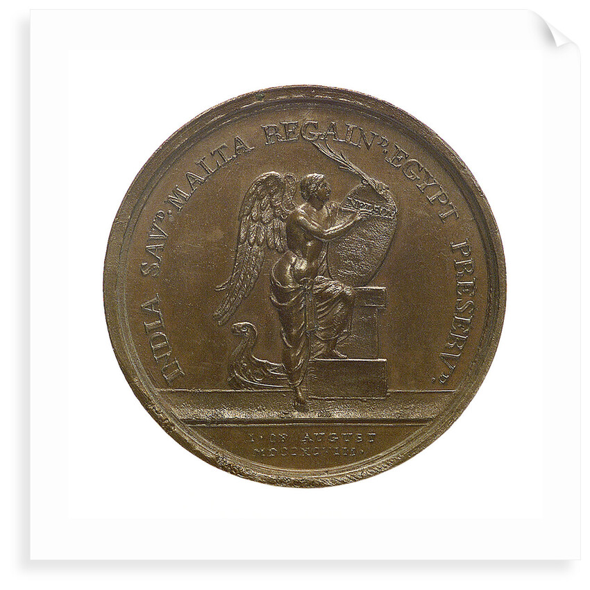 Medal commemorating the Battle of the Nile, 1798; reverse by Ponthon