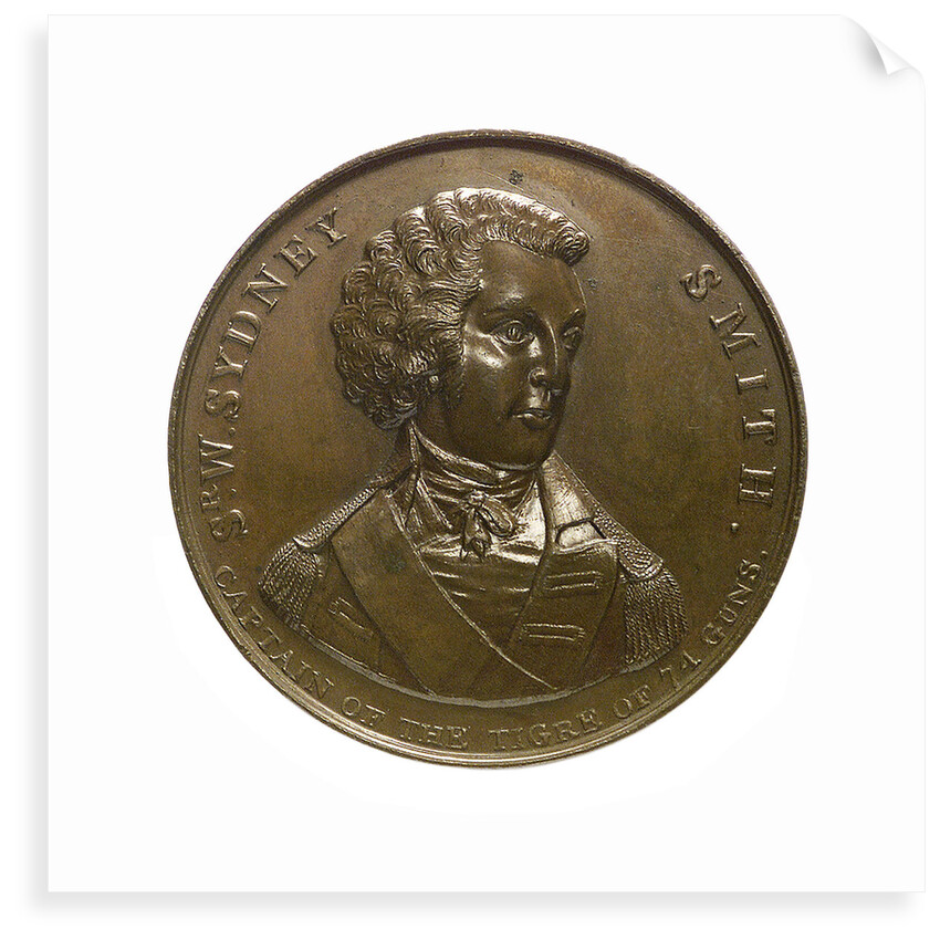 Medal commemorating the defence of Acre, 1799 and Sir William Sidney Smith (1764-1840); obverse by unknown
