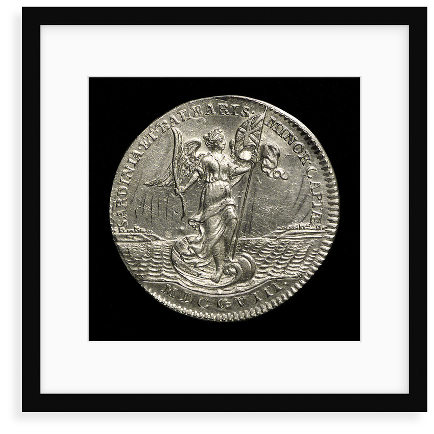 Counter commemorating the capture of Sardinia and Minorca, 1708; reverse by unknown