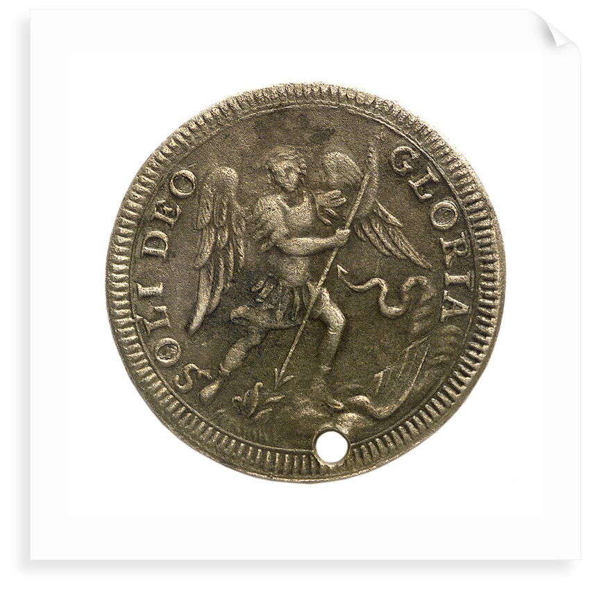 Commemorative medalet; obverse by unknown
