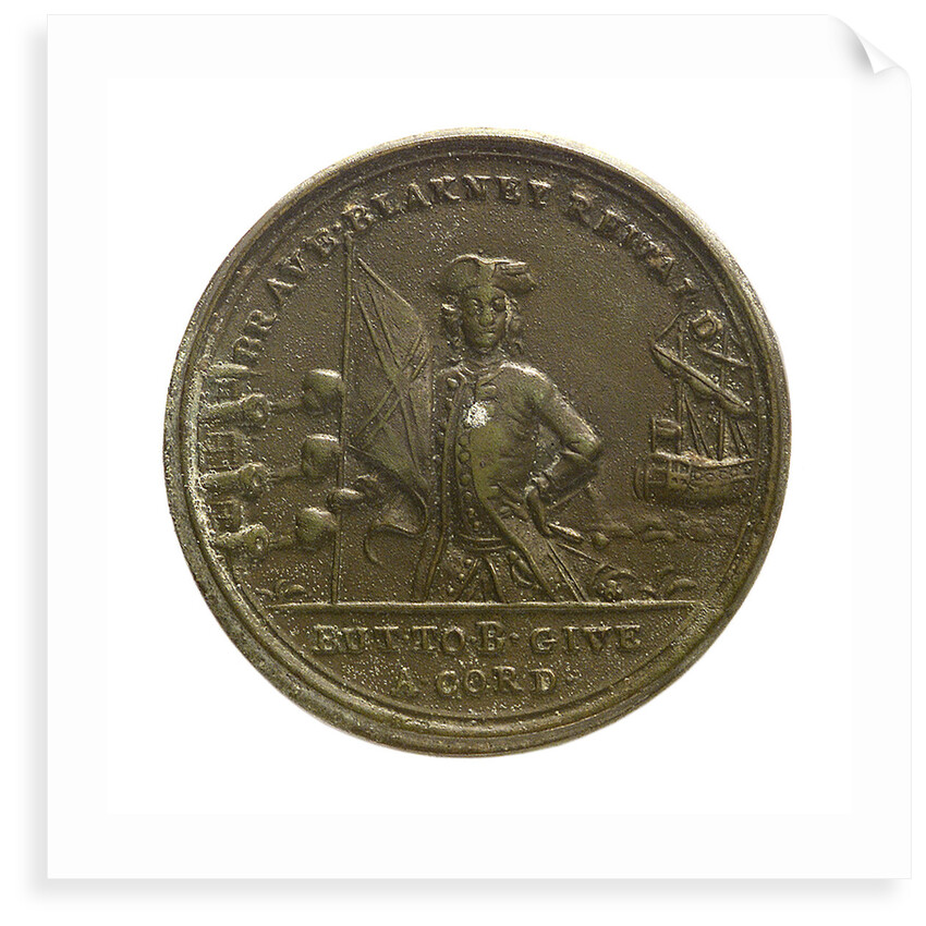 Counter commemorating the loss of Minorca, 1756; reverse by unknown