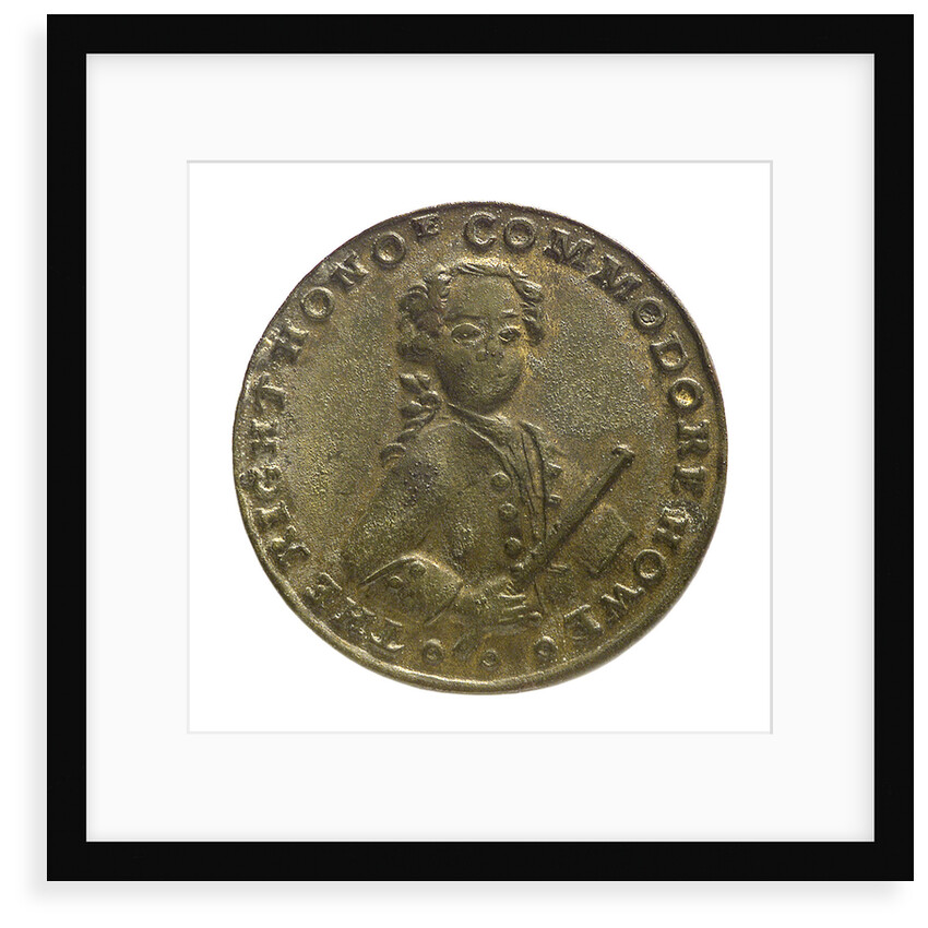 Counter commemorating Commodore Richard Howe (1726-1799) and William Pitt (1756-1806); obverse by unknown
