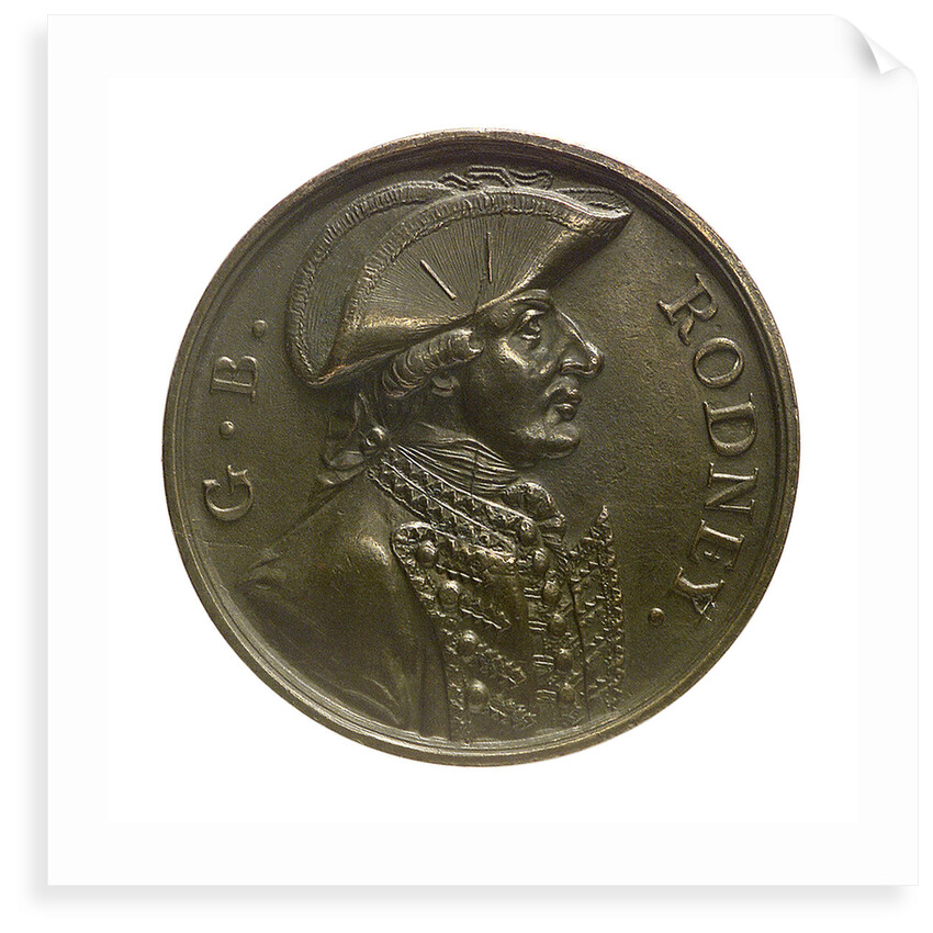 Counter commemorating the capture of St Eustatius, 1781; obverse by unknown