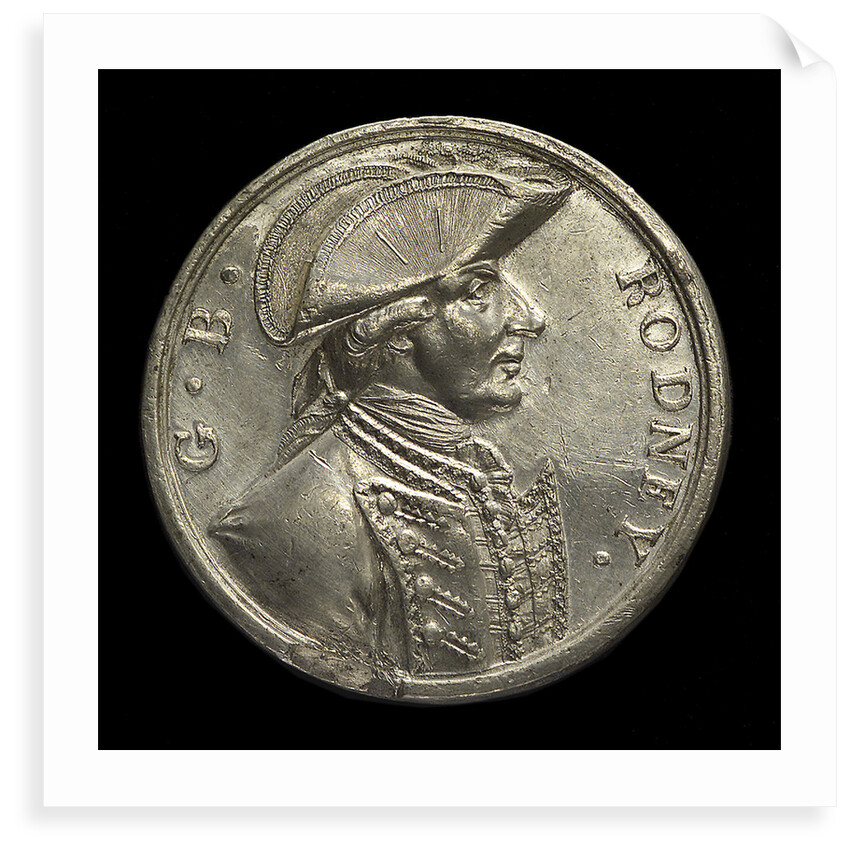 Counter commemorating the capture of St Eustatius, 1781; obverse by unknown