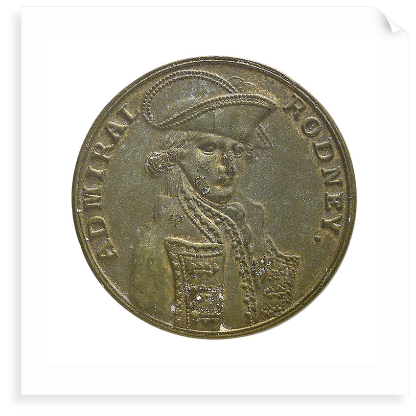 Counter commemorating the capture of St Eustatius, 1781; obverse by unknown