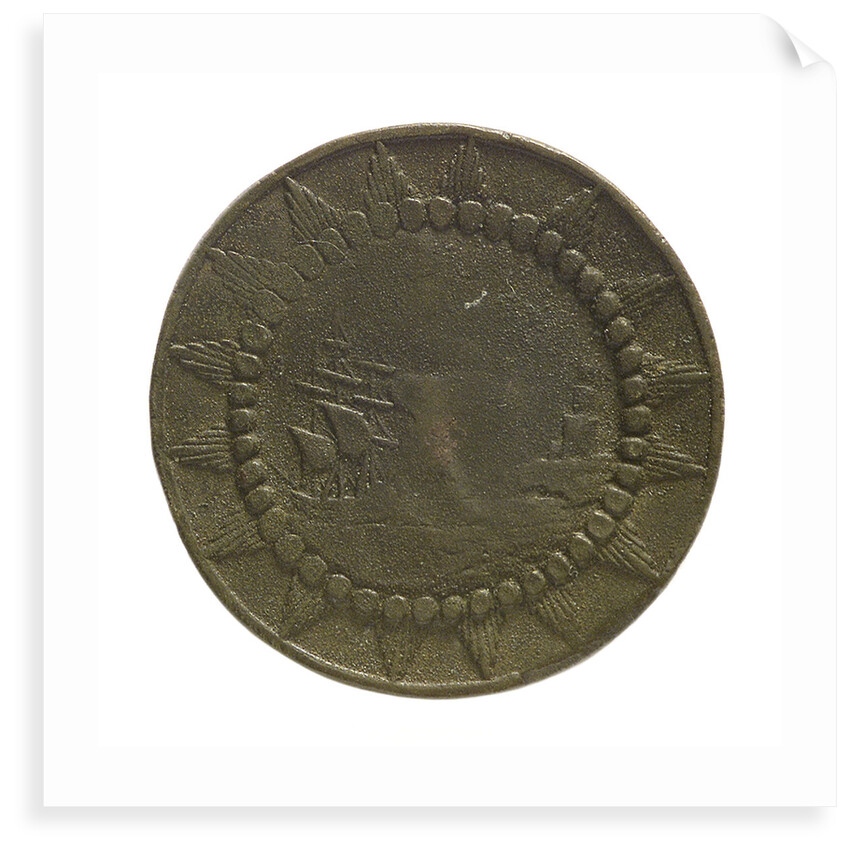 Counter commemorating the capture of St Eustatius, 1781; reverse by unknown