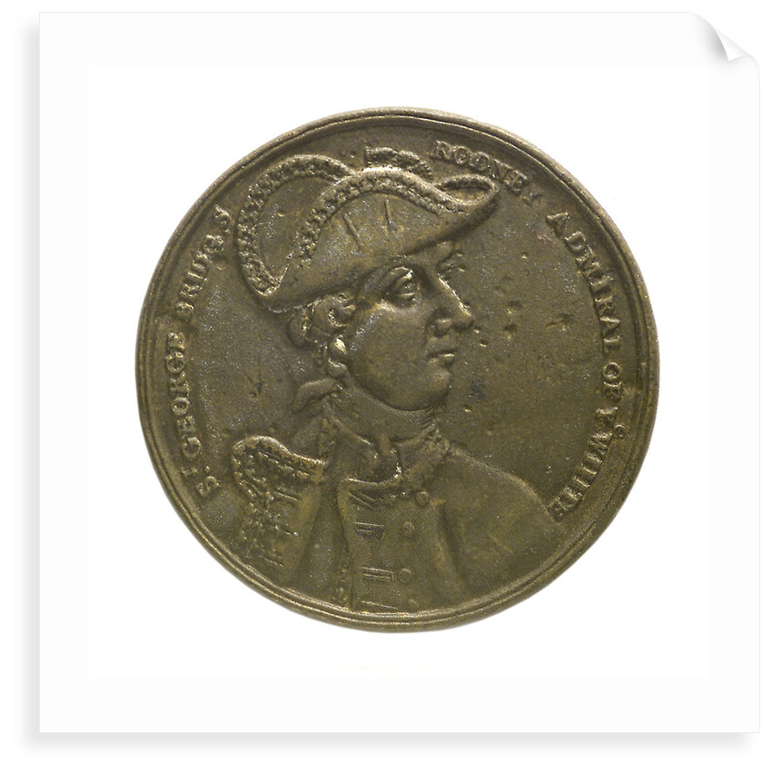 Counter commemorating the capture of St Eustatius, 1781; obverse by unknown