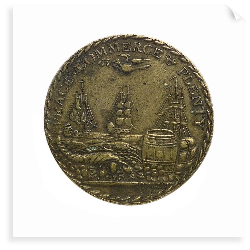 Counter commemorating the Peace of Amiens, 1801; reverse by J. Davis
