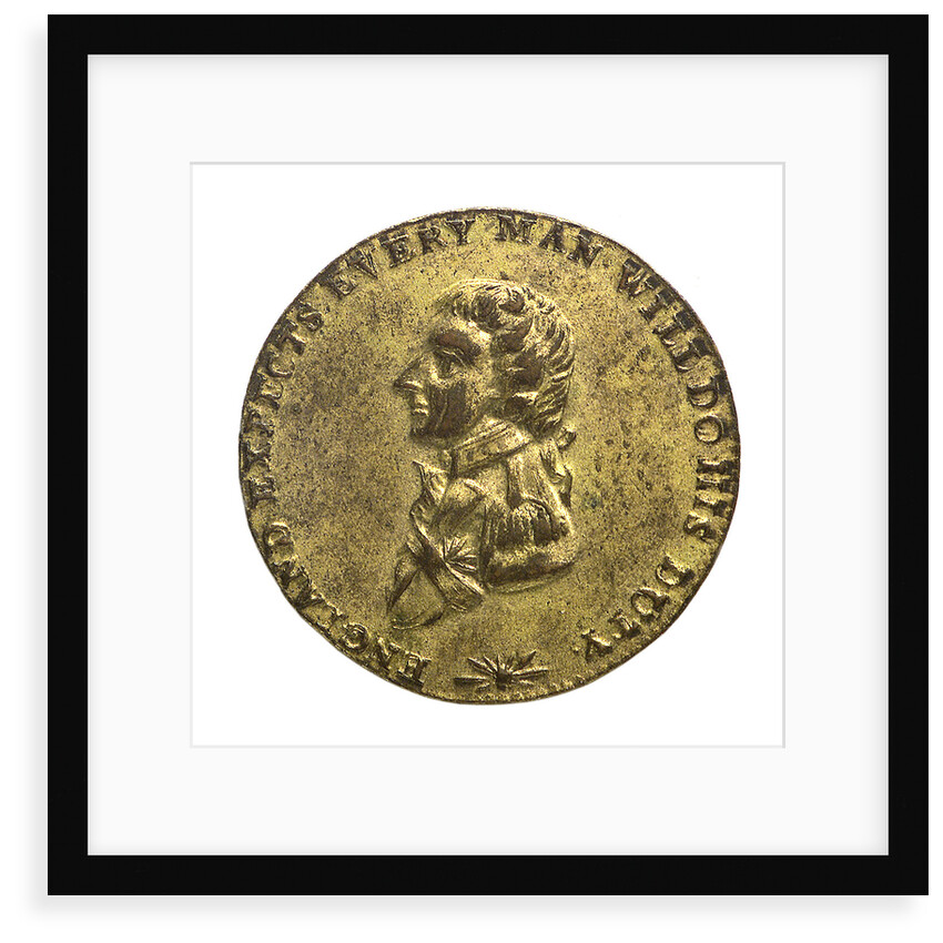 Counter commemorating Vice-Admiral Horatio Nelson (1758-1805) and the Battle of the Nile, 1798; obverse by Unknown