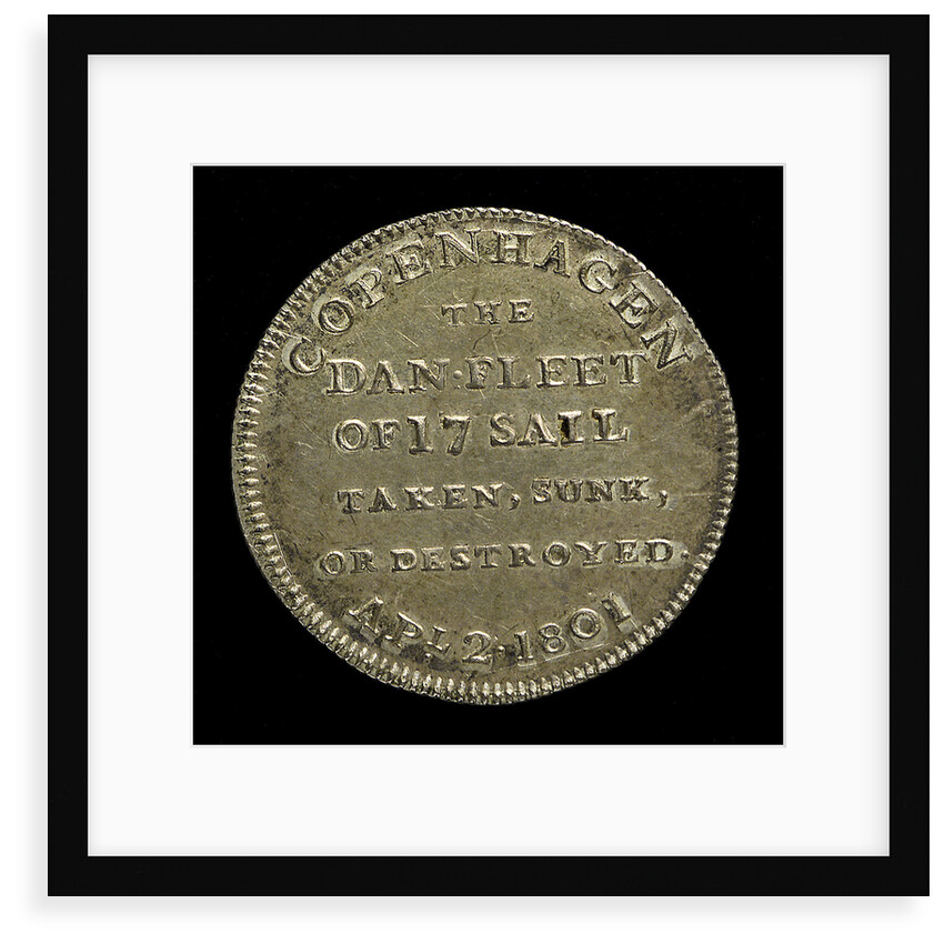 Counter commemorating Vice-Admiral Horatio Nelson (1758-1805) and the Battle of Copenhagen, 1801; reverse by unknown