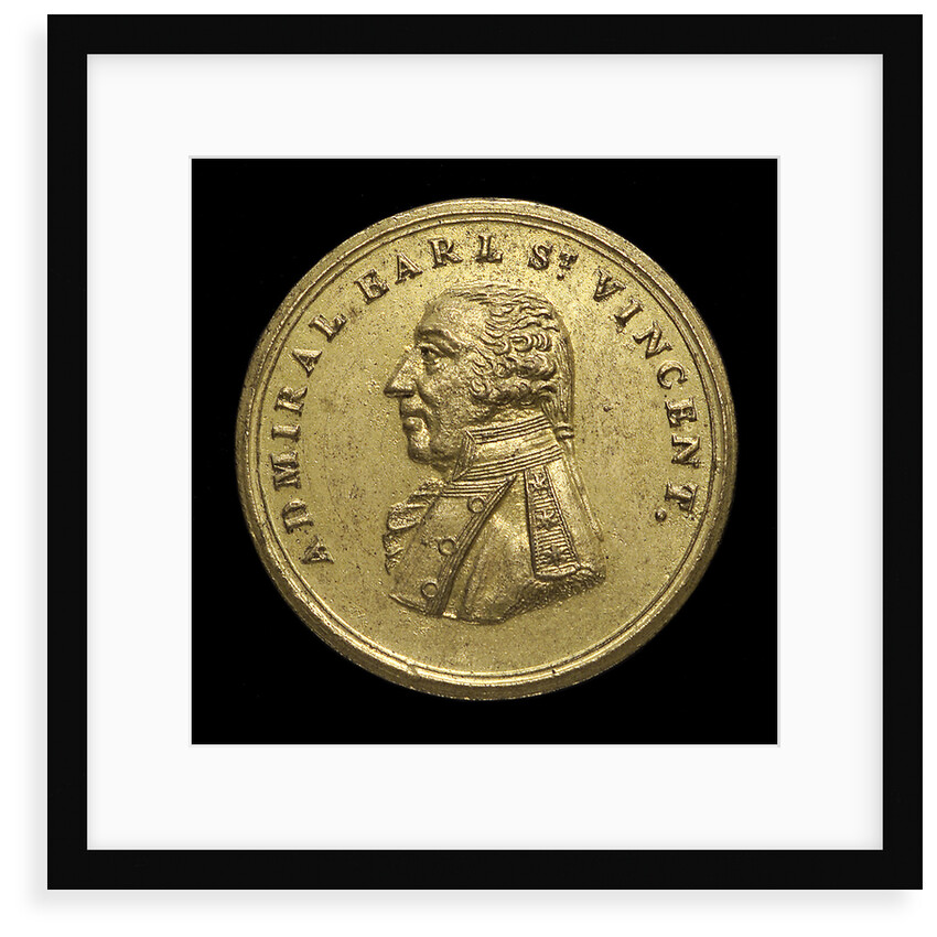 Counter commemorating Sir John Jervis, Earl St Vincent (1735-1823) and the Battle of Cape St Vincent, 1797; obverse by unknown