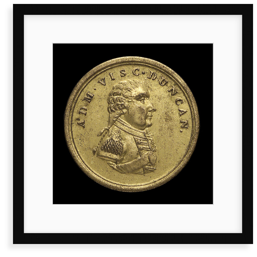 Counter commemorating the Battle of Camperdown 1797 and Admiral Adam Duncan (1731-1804); obverse by unknown