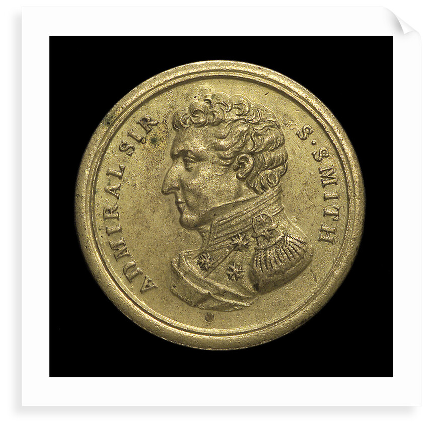 Counter commemorating Sir William Sidney Smith (1764-1840) and the defence of Acre, 1799; obverse by Unknown