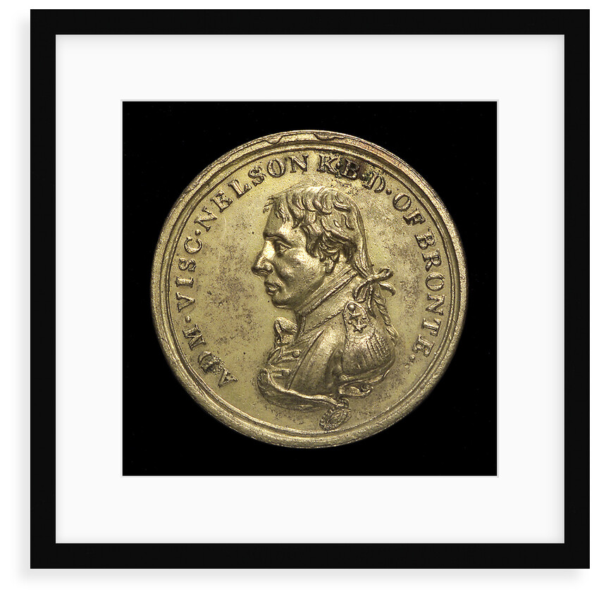 Counter commemorating Nelson's victories; obverse by unknown