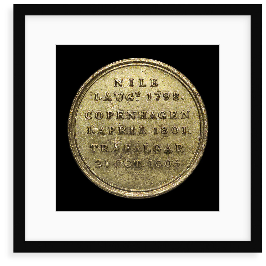 Counter commemorating Nelson's victories; reverse by unknown